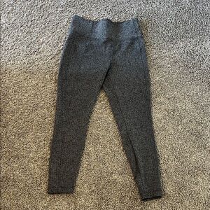 Athleta Black & White Herringbone Performance Tights